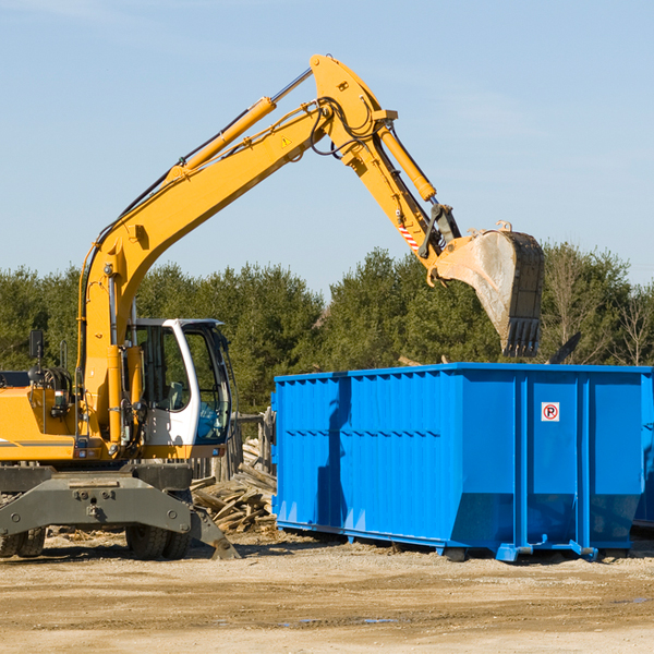 can i choose the location where the residential dumpster will be placed in Rougemont North Carolina